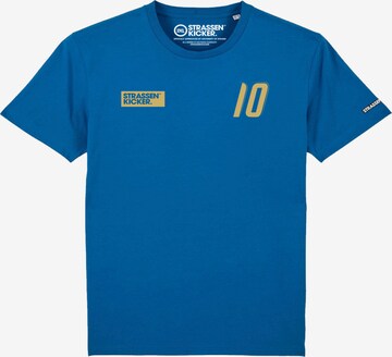 STRASSENKICKER Shirt in Blue: front