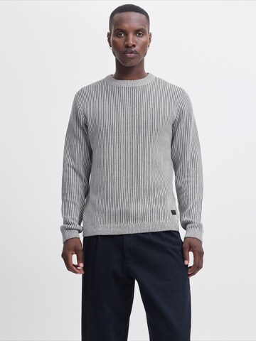JACK & JONES Pullover 'JJEDOVER' in Grau: Vorderseite