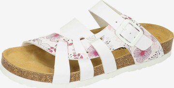 DR. BRINKMANN Mules in White: front