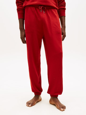 TOMMY HILFIGER Pyjamahose 'Essential' in Rot: Vorderseite