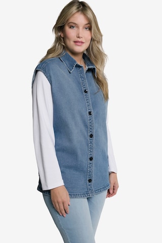 Ulla Popken Vest in Blue