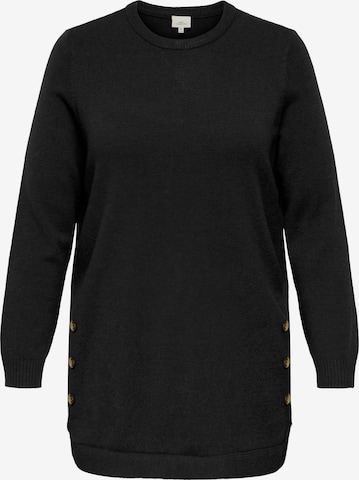 Robes en maille 'CARMargaretha' ONLY Carmakoma en noir : devant
