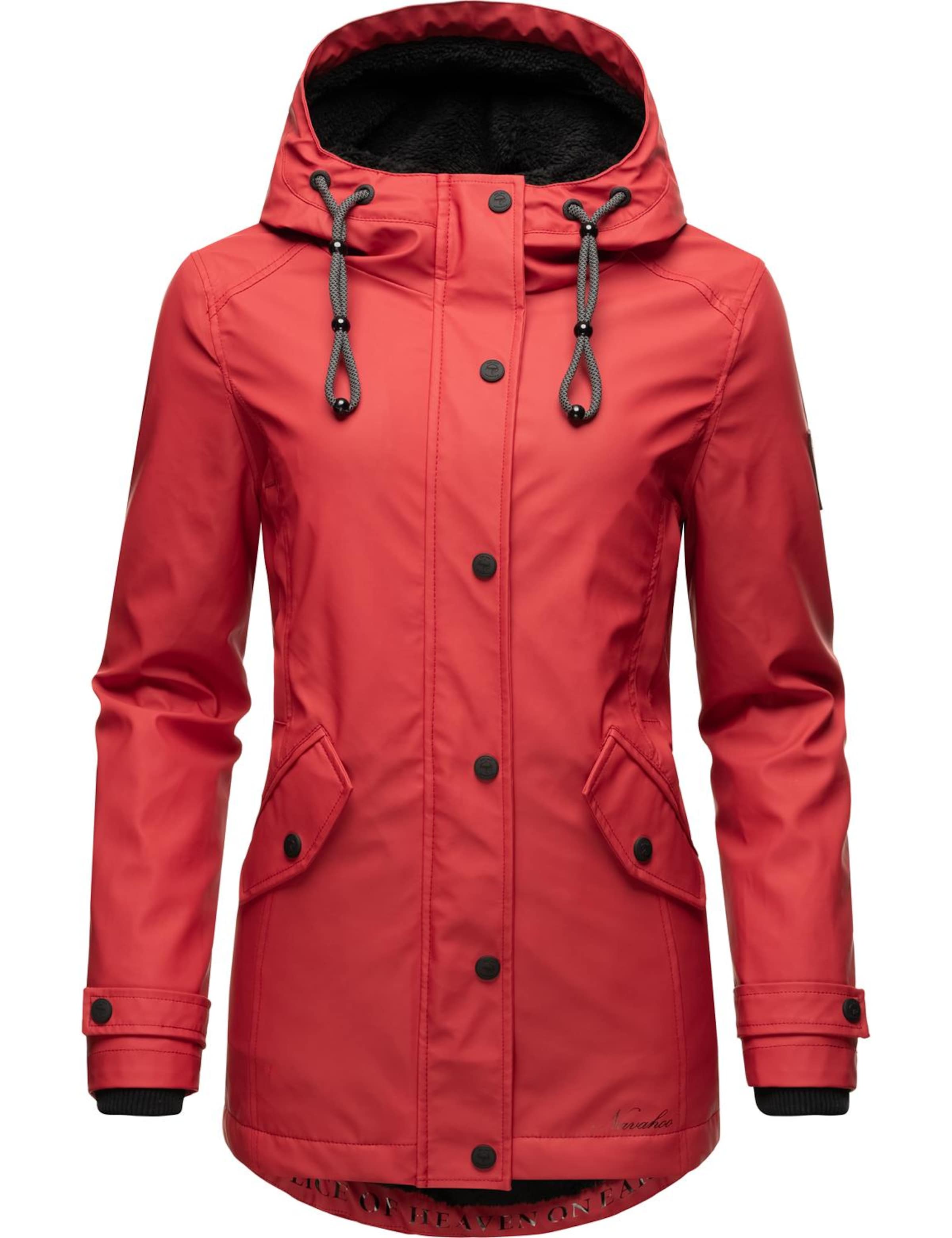 NAVAHOO Winter jacket 'Lindraa' in Red: front