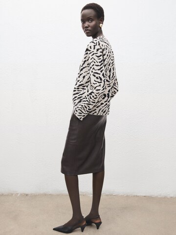 MANGO Pullover 'FELINA' i brun