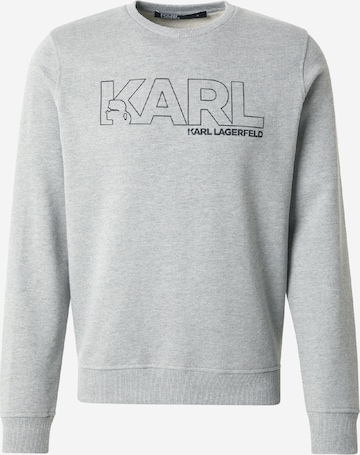 Karl Lagerfeld Μπλούζα φούτερ σε γκρι: μπροστά