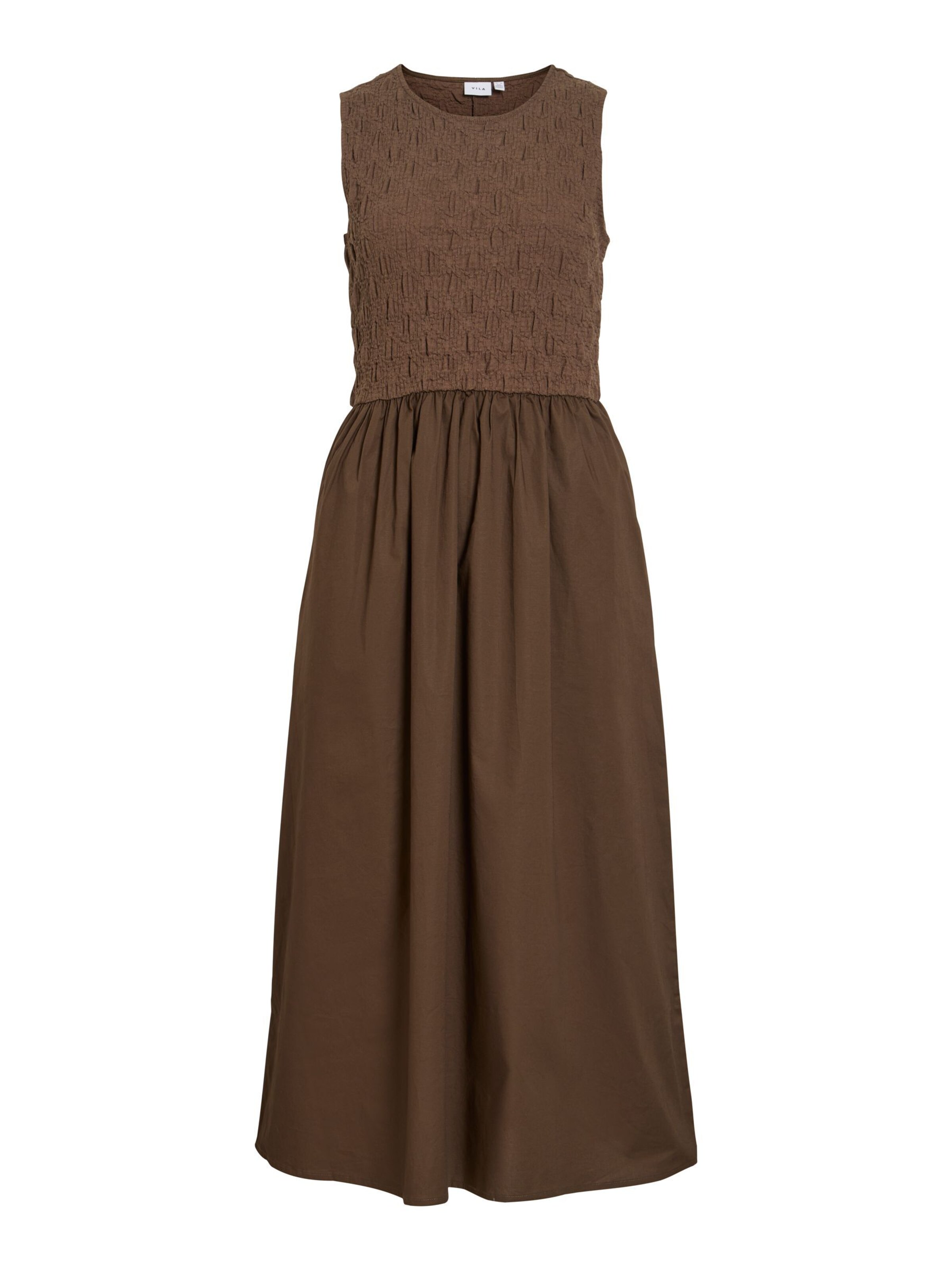 VILA Dress 'VICarla' in Brown: front