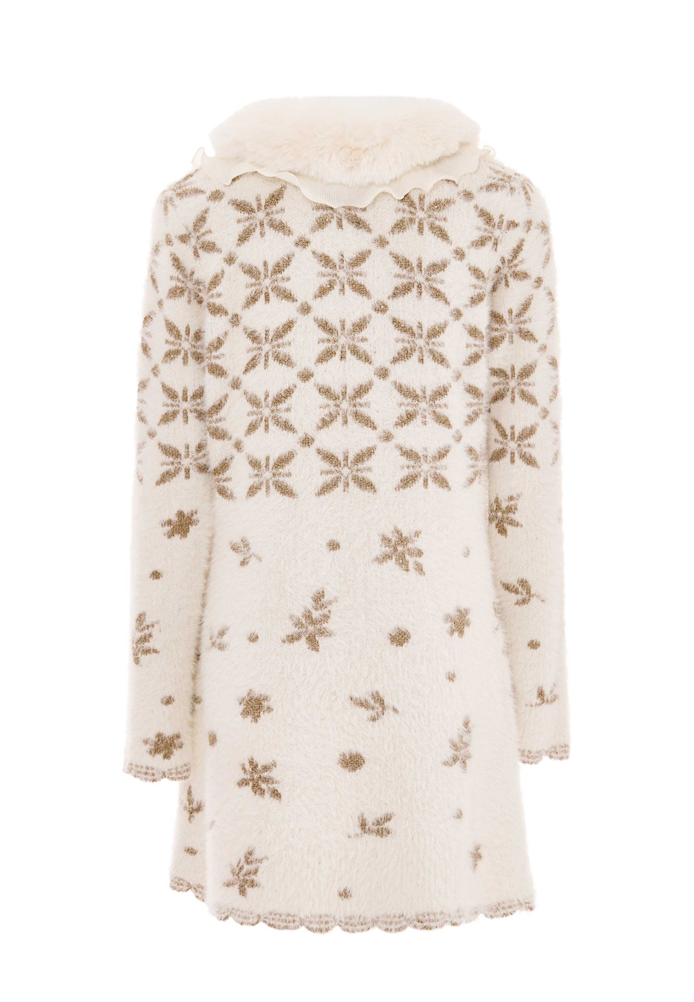 faina Πλεκτή ζακέτα σε μπεζ