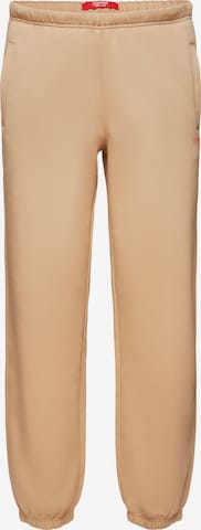 Loosefit Pantalon ESPRIT en beige : devant