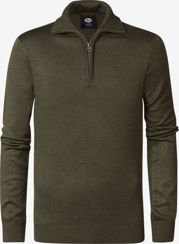 Petrol Industries Trui 'Dillingham' in Groen: voorkant