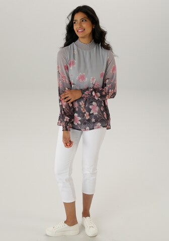 Aniston SELECTED Bluse in Grau