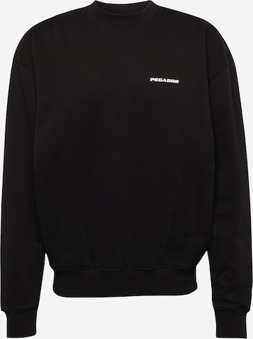 Pegador Sweatshirt i svart: framsida