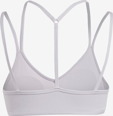 ADIDAS SPORTSWEAR - Soutien Bustier Soutien de desporto 'Essentials Light-Support' em roxo