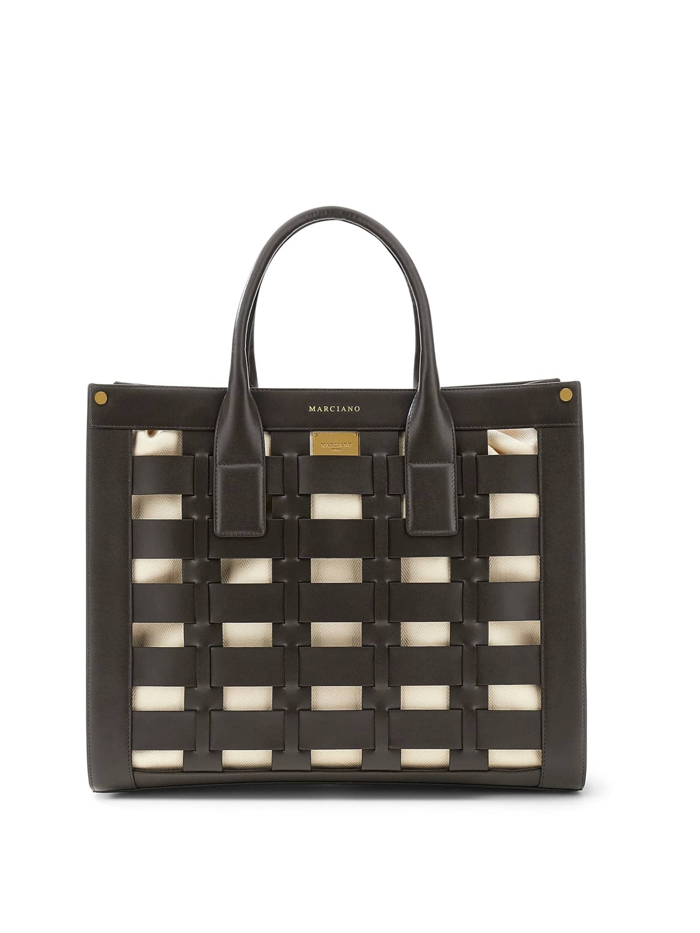 MARCIANO LOS ANGELES Shopper in Brown: front