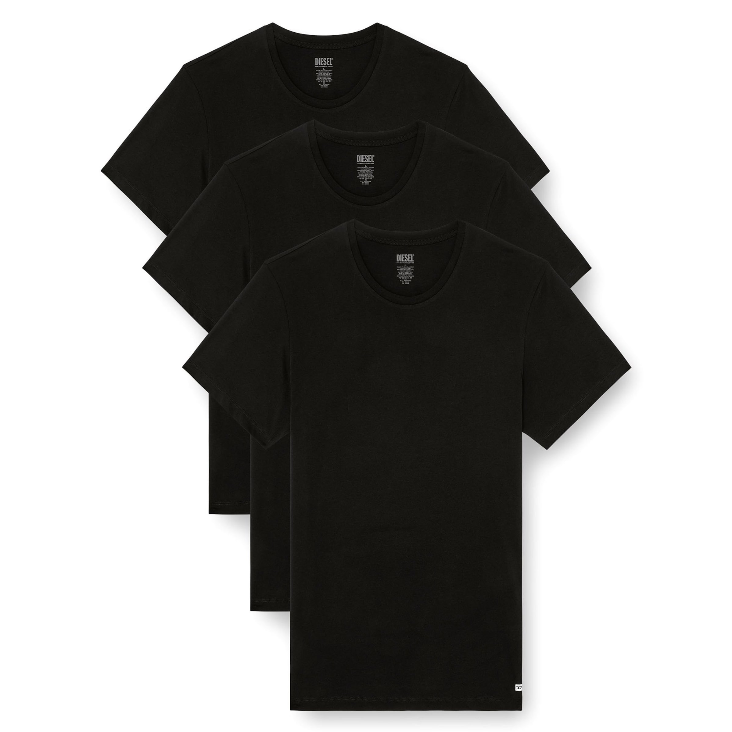 DIESEL Undershirt &#x27;RANDAL&#x27; in Black: front