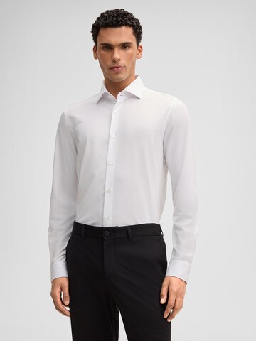 Coupe slim Chemise 'Spike' STRELLSON en blanc : devant