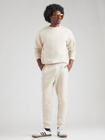 JACK & JONES Sweatsuit 'JJEBRADLEY' in Beige: front