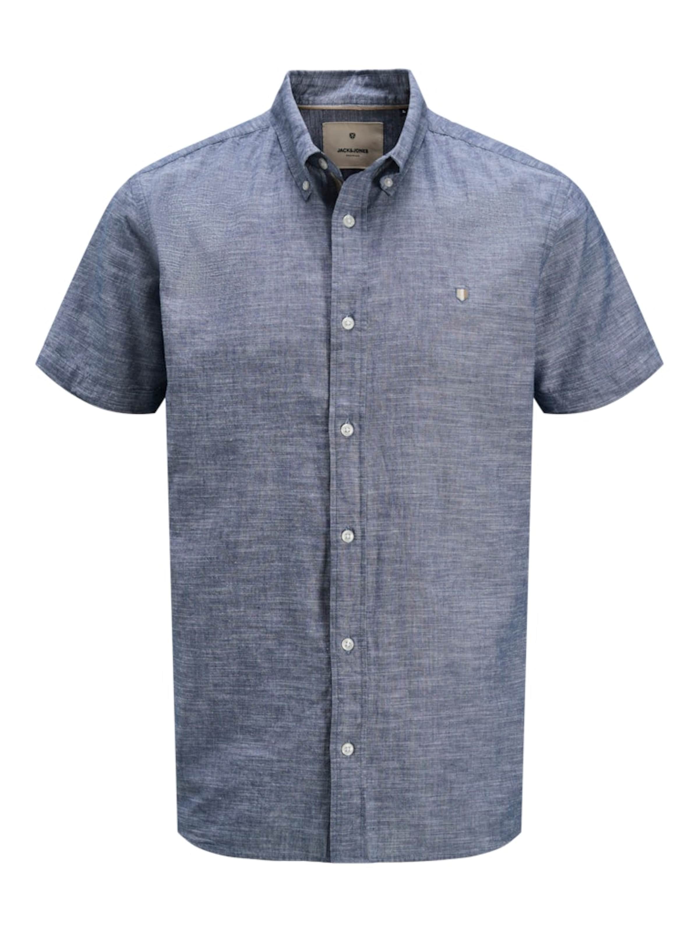 Chemise 'JPRBLUSUMMER' JACK & JONES en bleu : devant