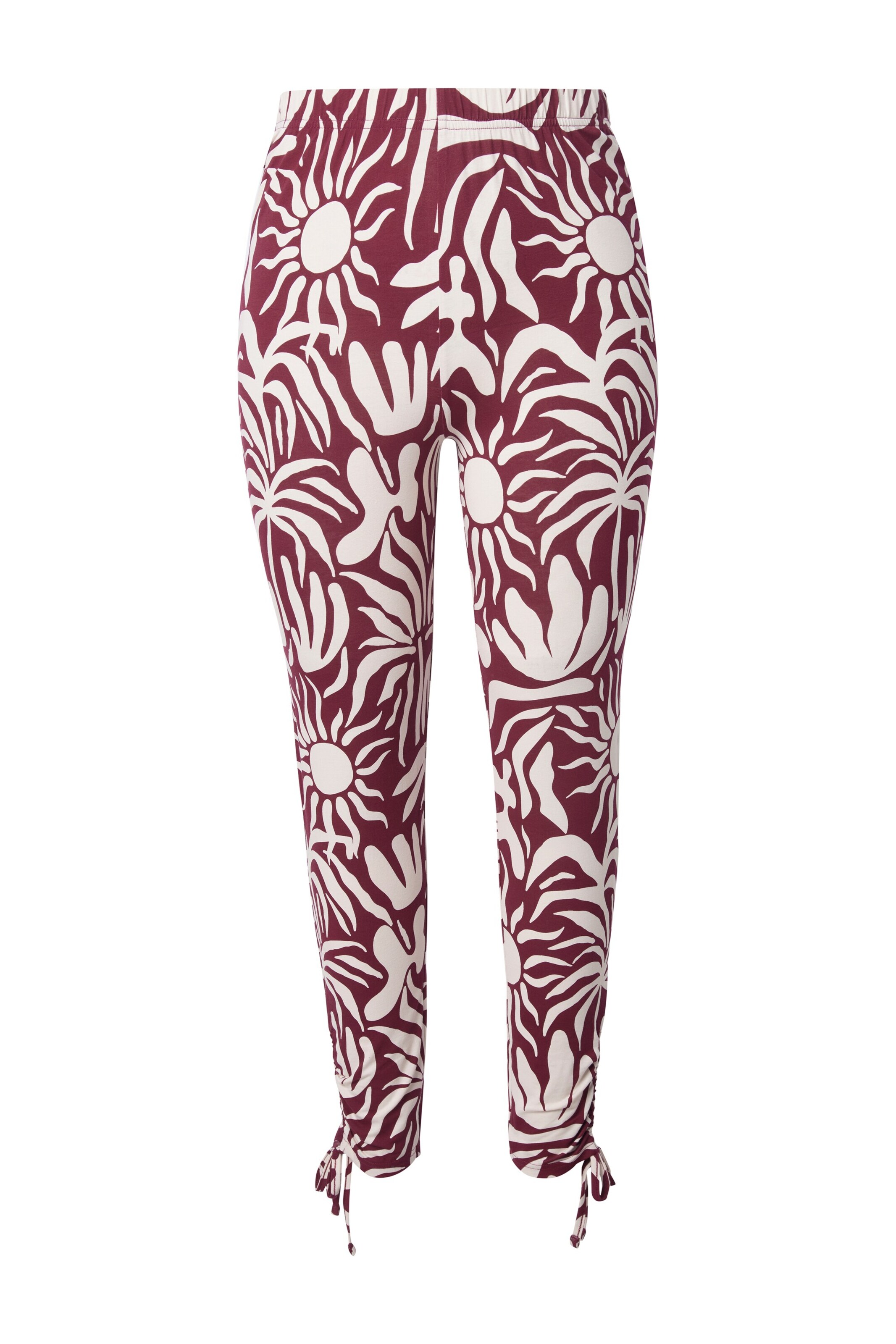 Ulla Popken Skinny Leggings in Rot: Vorderseite