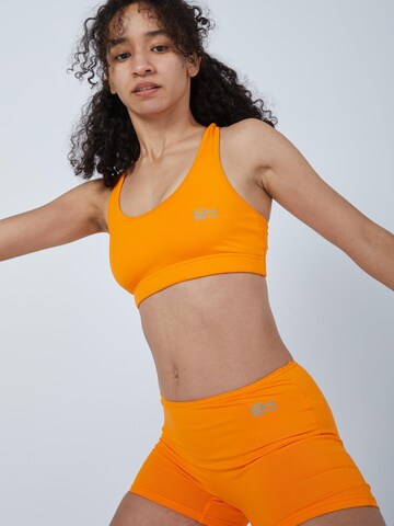 SPORTKIND Bralette Sports bra 'Wide Straps' in Orange