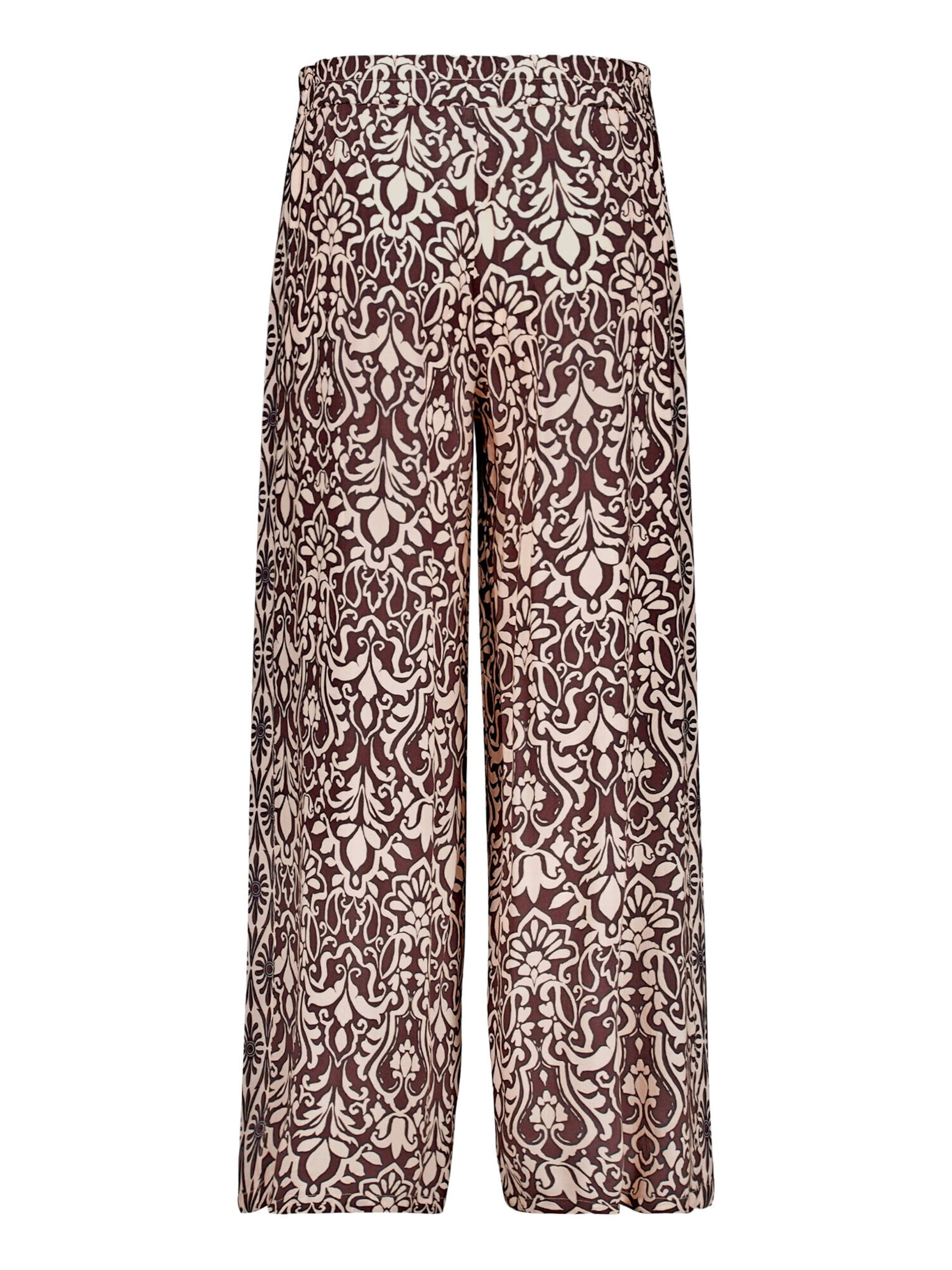 Cartoon Loosefit Hose 'Palazzo' in Braun