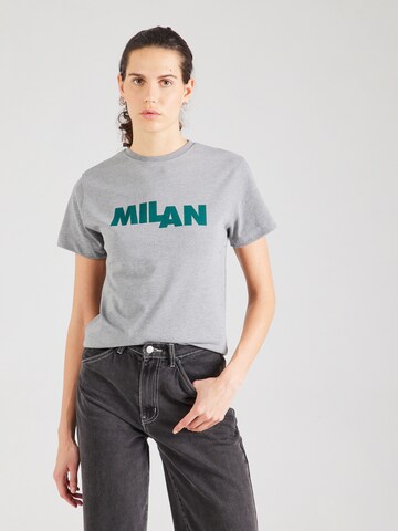 TOPSHOP - Camiseta 'Milan' en gris: frente