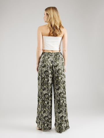 Wide Leg Pantalon 'Joceline Irida' MSCH COPENHAGEN en vert