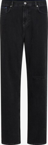 KARL LAGERFELD JEANS - Loosefit Calças de ganga em preto: frente