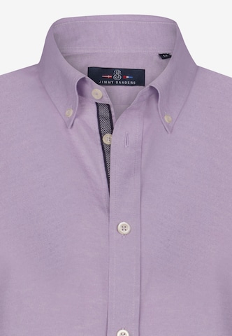 Jimmy Sanders Regular fit Button Up Shirt in Purple