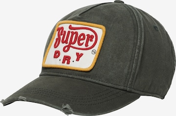 Casquette Superdry en vert : devant
