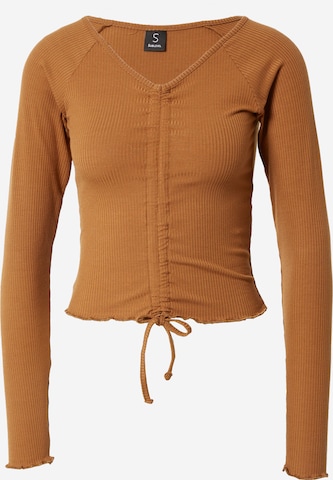 Sublevel Shirt in Brown: front