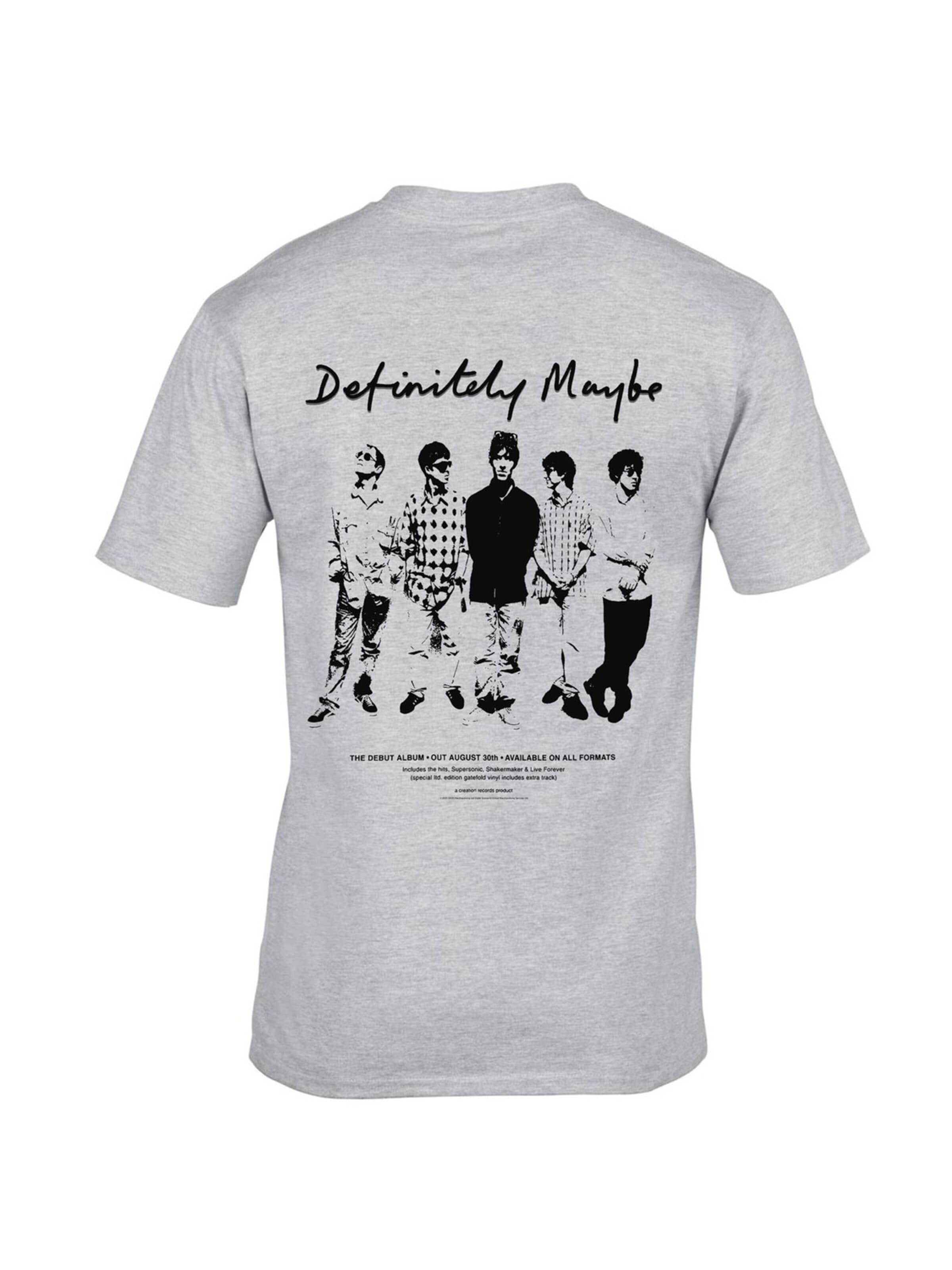 Oasis Shirt 'Definitely MaybePromo'‌‌‌ in Grau