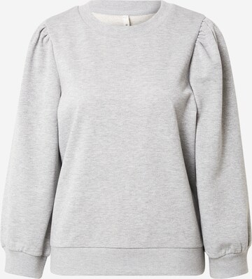 PULZ Jeans Sweatshirt 'Sofia' in Grey: front