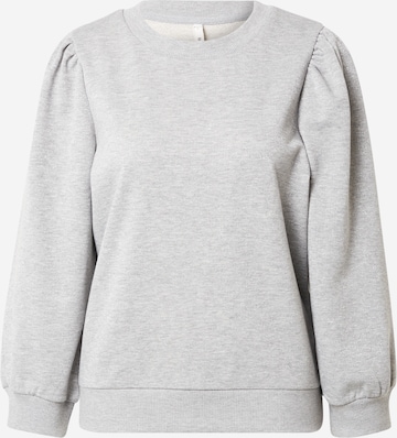 PULZ Jeans Sweatshirt 'Sofia' in Grijs: voorkant