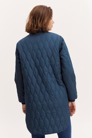 Fransa Between-Season Jacket 'QUILT' in Blue