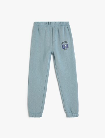 Koton Tapered Broek in Blauw: voorkant