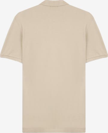 LTB Jeans - Camiseta 'LTB Jeans Herren-Polohemd aus Piqué mit Reißverschluss' en beige: frente