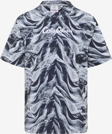 Carlo Colucci Shirt 'Dorn' in Blauw: voorkant