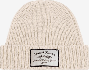 Berretto 'Verdant Reverie' di Prohibited in beige: frontale