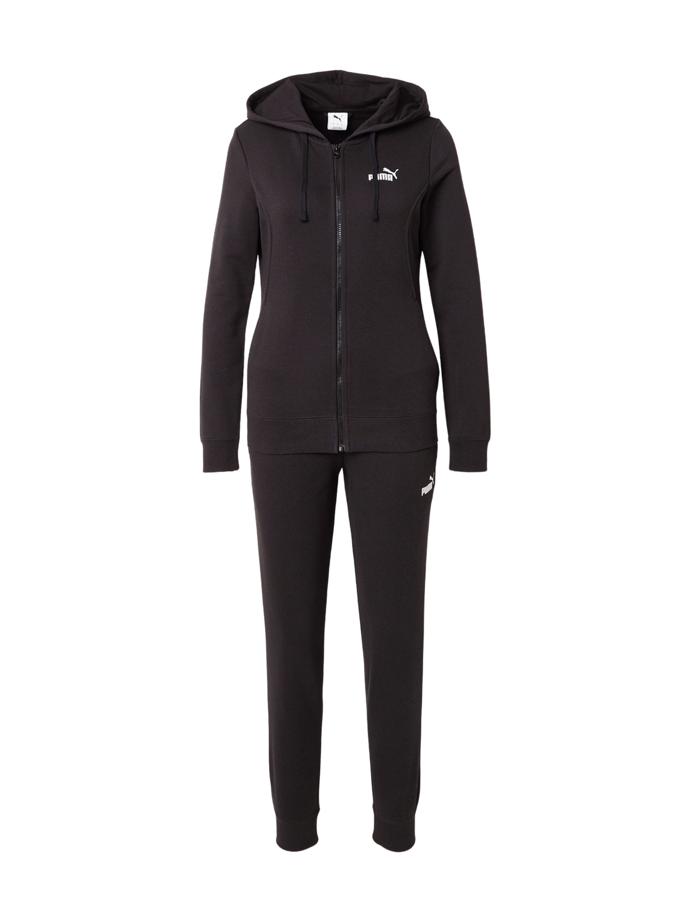 PUMA Tracksuit in Black: front