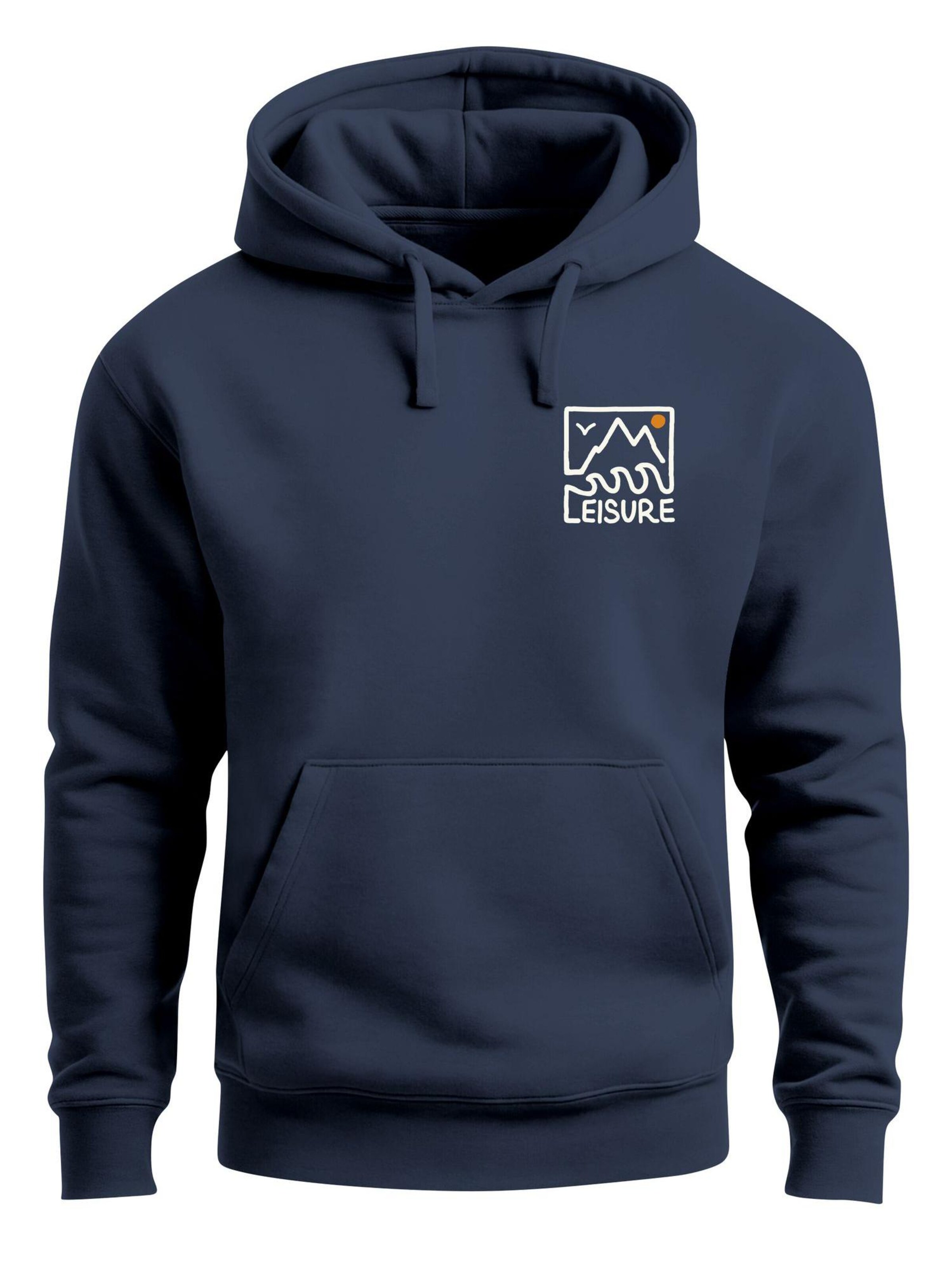 Neverless Sweatshirt 'Leisure'‌‌‌‌‌‌ in Blau: Vorderseite