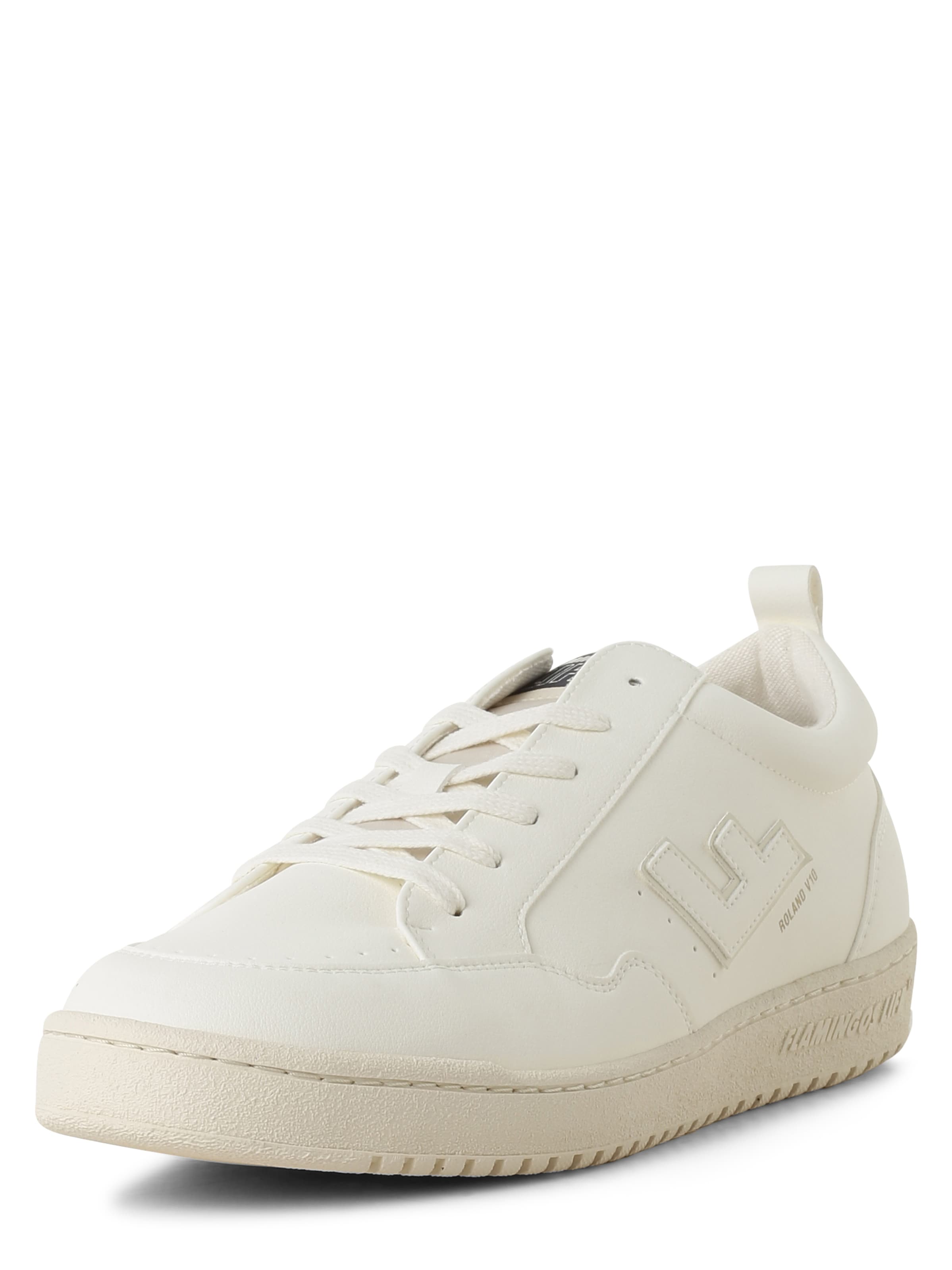 Flamingos' Life Sneaker ' Roland V.10 ' in Beige: Vorderseite