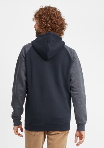 INDICODE JEANS Zip-Up Hoodie 'Terence' in Blue