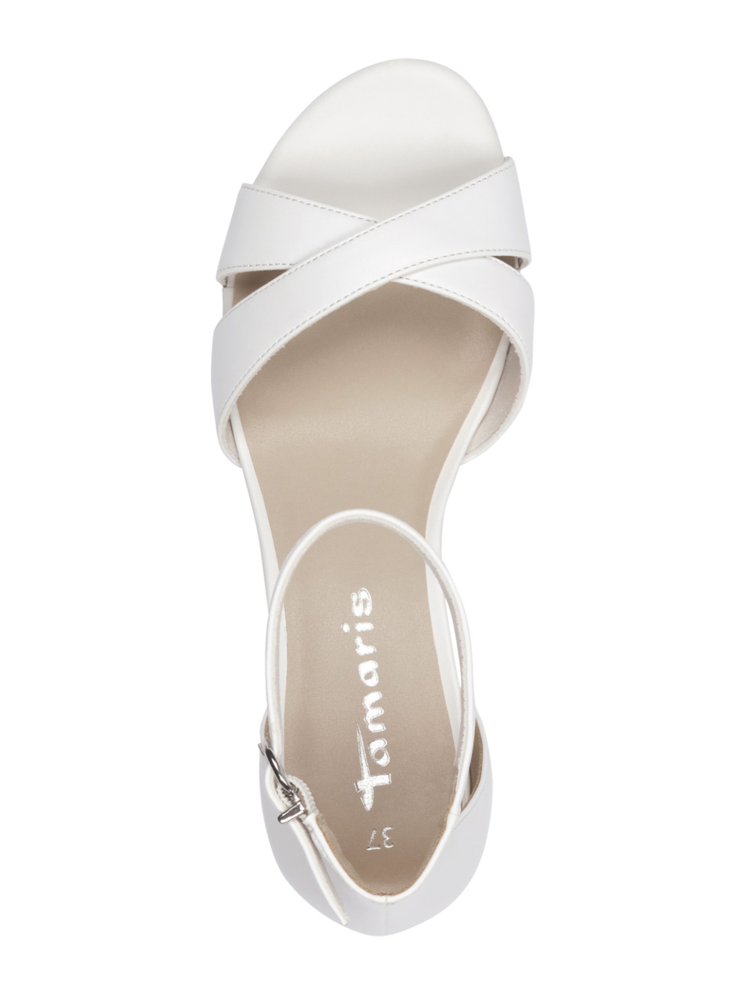 Sandales à lanières Tamaris en blanc