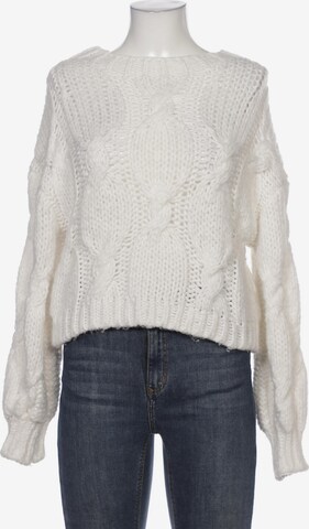 HOLLISTER Sweater & Cardigan in M in White: front