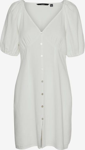 Robe-chemise 'Mymilo' VERO MODA en blanc : devant
