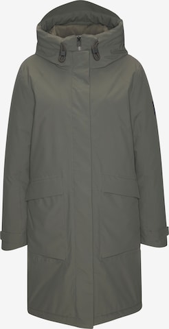 Elbsand Between-Seasons Parka in Green: front