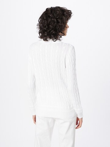 Lauren Ralph Lauren Sweter 'MEREN' w kolorze biały
