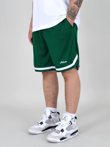Adam Loosefit Sporthose 'Sweatshorts Basketball Shorts'‌‌‌‌‌‌‌‌‌ in Grün
