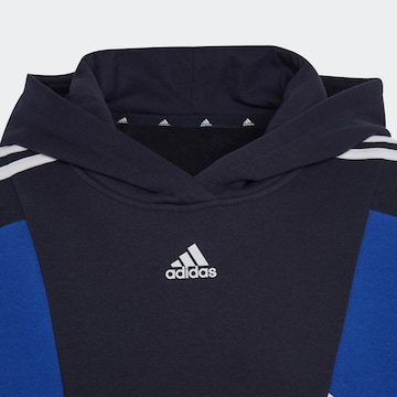 ADIDAS SPORTSWEAR Αθλητική μπλούζα φούτερ 'Colorblock 3-Stripes' σε μαύρο