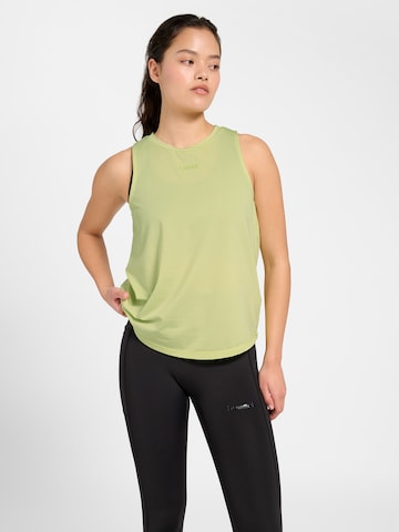 Haut de sport Hummel en vert : devant